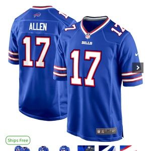 NFL Buffalo Josh Allen youth medium
